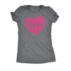  Kiss Me Script Heart Womens T Shirt 