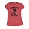  Krampus Is My Spirit Animal Womens T Shirt 