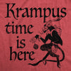  Krampus Time Is Here Womens T Shirt 