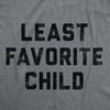  Least Favorite Child Womens T Shirt 