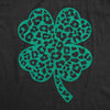  Leopord Print Clover Womens T Shirt 