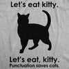  Lets Eat Kitty Womens T Shirt 