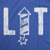  Lit Firework Womens T Shirt 