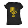  Lit Menorah Womens T Shirt 