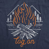  Log On Womens T Shirt 
