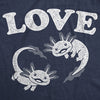  Love Axolotl Womens T Shirt 