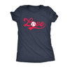  Love Baseball Script Womens T Shirt 