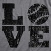  Love Baseball Womens T Shirt 