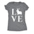  Love Bunny Womens T Shirt 