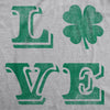  Love Lucky Clover Womens T Shirt 
