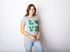  Love Lucky Clover Womens T Shirt 