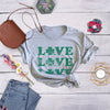  Love Shamrock Womens T Shirt 