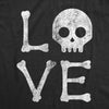 Love Skull Womens T Shirt 
