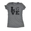  Love Soccer Womens T Shirt 