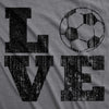  Love Soccer Womens T Shirt 