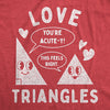  Love Triangles Womens T Shirt 