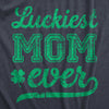  Luckiest Mom Ever Womens T Shirt 