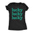  Lucky Lucky Lucky Green Glitter Womens T Shirt 