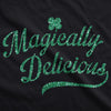  Magically Delicious Black Shirt Glitter Ink Womens T Shirt 