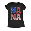  Mama Stars And Stripes Womens T Shirt 