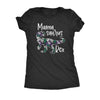  Mamasaurus Rex Floral Womens T Shirt 