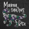  Mamasaurus Rex Floral Womens T Shirt 