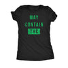  May Contain Thc Womens T Shirt 
