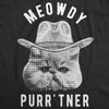  Meowdy Purrtner Womens T Shirt 