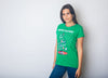  Meowy Christmas Cat Tree Ugly Christmas Sweater Womens T Shirt 