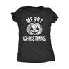  Merry Christmas Pumpkin Womens T Shirt 