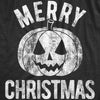  Merry Christmas Pumpkin Womens T Shirt 