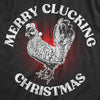  Merry Clucking Christmas Womens T Shirt 