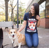  Merry Corgmas Ugly Christmas Sweater Womens T Shirt 