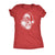  Middle Finger Santa Womens T Shirt 