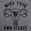  Mind Your Own Uterus Womens T Shirt 