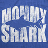  Mommy Shark Silhouette Womens T Shirt 