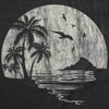  Moon Beach Womens T Shirt 