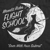 Moonlit Rides Flight School Womens T Shirt 