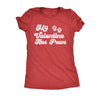  My Favorite Valentine Has Paws Womens T Shirt 