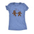 My Leg Hurts Huh Gingerbread Womens T Shirt 
