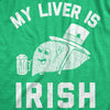  My Liver Is Irish Womens T Shirt 