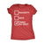  Naughty List Nice List Tried My Best Womens T Shirt 