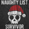  Naughty List Survivor Womens T Shirt 