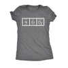  Nerdy Periodic Table Womens T Shirt 