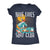  Nine Lives Surf Club Womens T Shirt 
