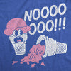  Nooo Spilled Ice Cream Womens T Shirt 