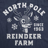  North Pole Reindeer Farm Womens T Shirt 