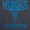  Nurses Superheroes In Disguise Womens T Shirt 