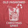  Old Fashioned Christmas Spirit Womens T Shirt 