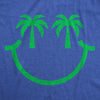  Palm Tree Eyes Smile Womens T Shirt 